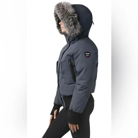 NWT Pajar Canada Womens Grey Cordova Duck Down Bomber Winter